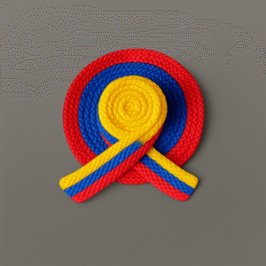 Imán sombrero tricolor