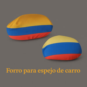 Forro Para Espejo Carro Tricolor