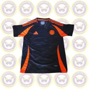 Camiseta Selección Colombia Hombre Negra 2024