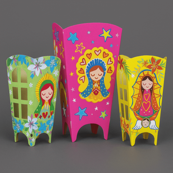 Farol De Carton surtido X 10