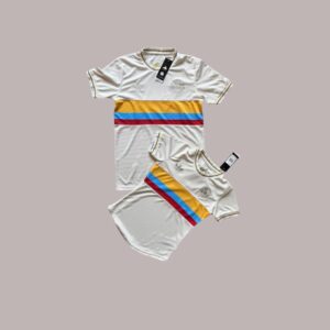 Camiseta Selección  Colombia Dama 100 años Blanca